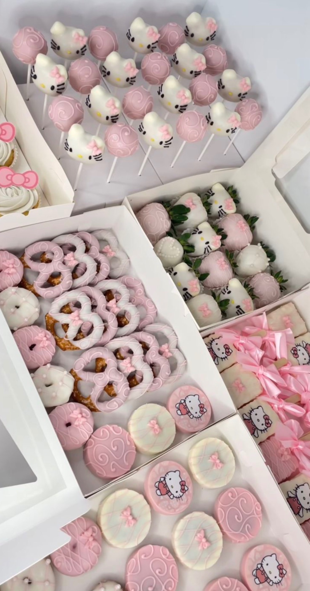 Hello Kitty themed dessert package
